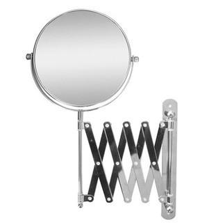 Extendable Wall Mount Bath Magnifying Makeup Mirror