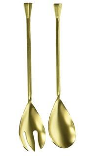 Thirstystone NCH059 Old Hollywood Salad Servers, Gold