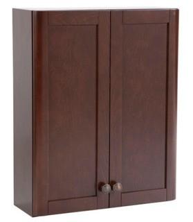 Home Decorators Collection Madeline  21" Storage Cabinet, Chestnut -Some Damages, As Is