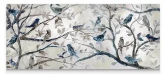 Morning Chorus' Graphic Art Print on Wrapped Canvas 12x30"