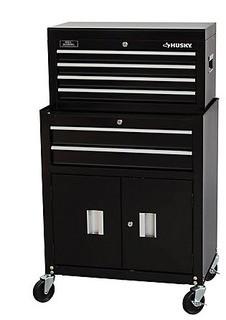 HUSKY 26-inch 6-Drawer Tool Chest and Cabinet in Black. Bottom ONLY!