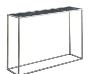 Willa Arlo Interiors Theydon Faux Marble Console Table (WLAO1167_25902995_25902997)