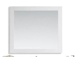 Pacific Collection Mirror 3531 White 35x31"