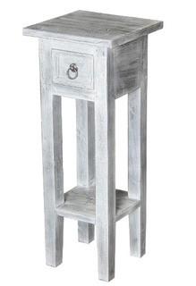 Britney End Table Natural White Wash 
