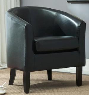 Belleze Barrel Chair (OBGO1134_20285120) Black