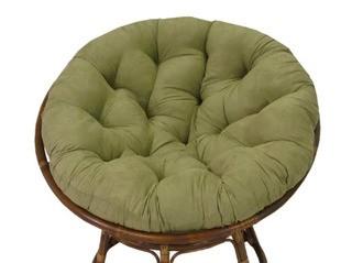 World Menagerie Papasan Lounge Chair Cushion-Sage 48x48"