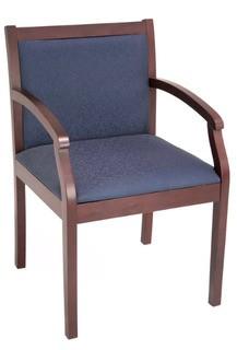 Latitude Run Linh Guest Chair (LDER3618_23752400_23752402)Blue/Mahogany