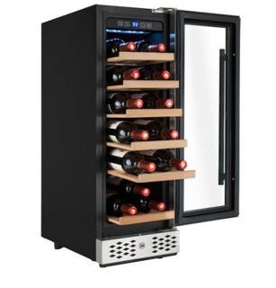 AKDY 11.75 in. 18-Bottle Wine and 36-Can Built-in Compressor Beverage Cooler