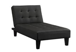 Marcy Chaise Lounge Black