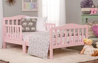 Viv + Rae Rucker Toddler Bed (VVRE9875_32684929) Blush Pink,  30'' H x 28'' W x 57'' L