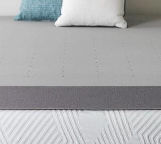 Lucid 4 Bamboo Charcoal Memory Foam Mattress Topper" (LCID1058_30935887) King