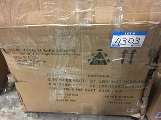 Vanity 24" Sofia White With Acrylic Countertop