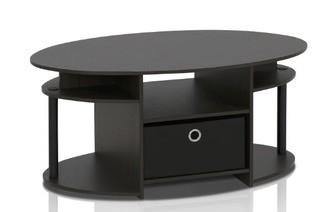 Crow Simple Design Coffee Table with Bin