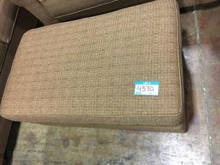 Serta Light Brown Storage Ottoman