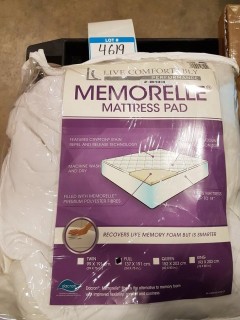 Live Comfortably Memorelle Mattress Pad - Full