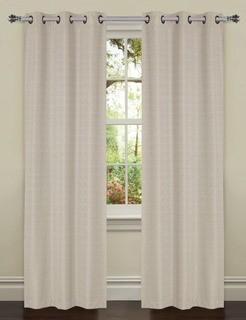 Bella Luna York Textured Solid Room Darkening Thermal Grommet Curtain Panels (BLNA1010_13673189) - 2 panels 76"x84"