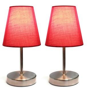 Louis Mini Basic 11" Table Lamp - Set of 2