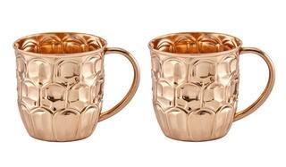 Old Dutch International 20 oz. Solid Copper Beer Krug (OI2116) - set of 4