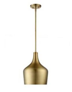 Meridian M70020NB Knoxville Miniature Pendant Natural Brass