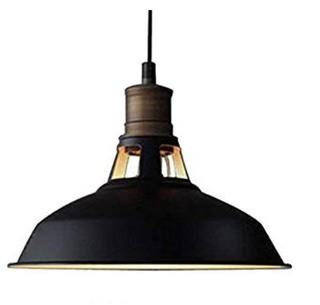 CLAXY Ecopower Industrial Barn Mini Metal Pendant Light 1 Light T2926DU-A
