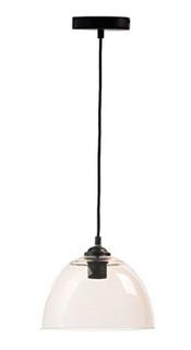 Finesse Decor FN-313 Suspension Bowl Pendant Lamp, Clear