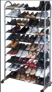 Rebrilliant 10 Tier Mobile 40 Pair Shoe Rack (TCKS1000)