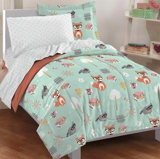 Hermon Forest Pals 5-Piece Comforter Set Twin