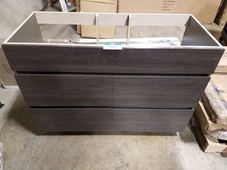 48" Dark Grey Vanity - No Top!