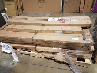 Lot of Assorted Shower Glass, Doors and Hardware
