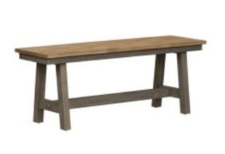 Liberty Furniture Backless Bench (RTA), with 2 chairs 