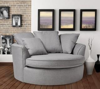 Marta Barrel Chair - Light Grey