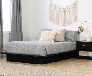 South Shore 54" Full Platform Bed with Moldings