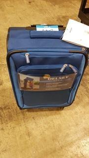 Delsey Blue Soft Sided 19" Spinner - Pull up Handle Broken