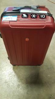 Wenger Red 24" Hard Sided Spinner Luggage - 1 Wheel Stuck