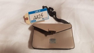 Saks Fifth Avenue - Sml Ladies Metal Strap Purse - Front Buckle Vroken