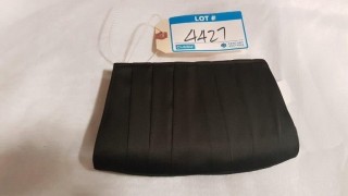 Blk Ladies - Satin Purse - Top Handle Broken