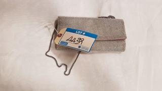 Nina Ladies Silver Rhinestone - Clutch