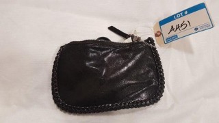 Madison West Ladies Blk Fabric Crossbody Purse - Strap Broken