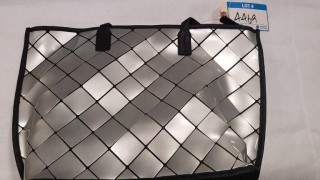 Calvin Klein - Ladies Silver/Blk Ladies Tote Bag