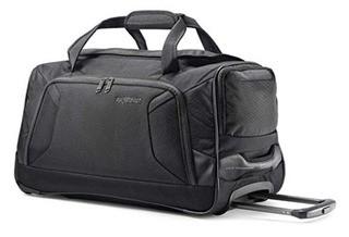 American Tourister Sml Rolling Duffel - Blk