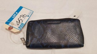 Marc Jacobs - Blue Animal Skin Ladies Wallet & Card Holder