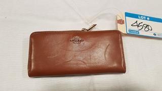 Coach Brown Ladies Wallet & Card Holder