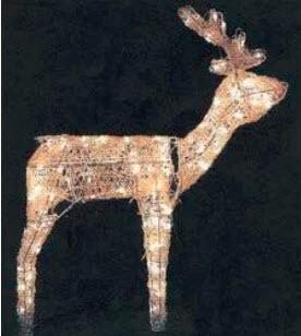 The Holiday Aisle Let it Snow Animated 3D Standing Deer (THDA2365)