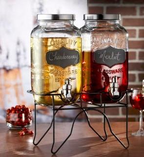 Chalkboard Dispensers With Metal Stand, One Jar Only!