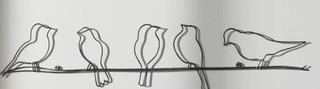 August Grove Rioux Birds On A Wire Wall Decor (ATGR3771)