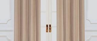 Murano Taupe Room-Darkening Polyester Curtain - 95 in. L x 54 in. W, 2Pk