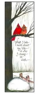 LPG Greetings Life Lines What I Love Most by Lori Voskuil-Dutter Graphic Art Print on Wood in Black (LPGG1078)17x5.5"