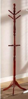 Furniture of America CM-AC6211CH Putnam Cherry Coatrack Accent Coat Rack