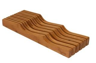 Oceanstar Bamboo Knife Organizer 