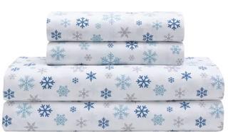 The Holiday Aisle Lillian Holiday Microfiber Print Sheet Set (FBWM5035)King